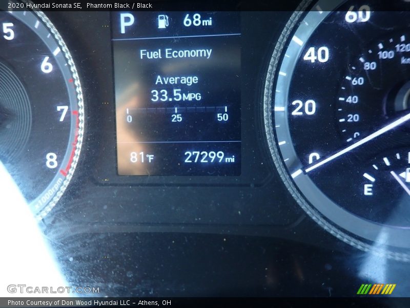 Phantom Black / Black 2020 Hyundai Sonata SE