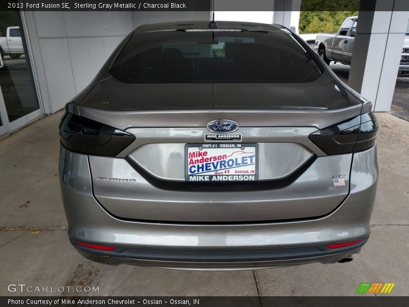 Sterling Gray Metallic / Charcoal Black 2013 Ford Fusion SE