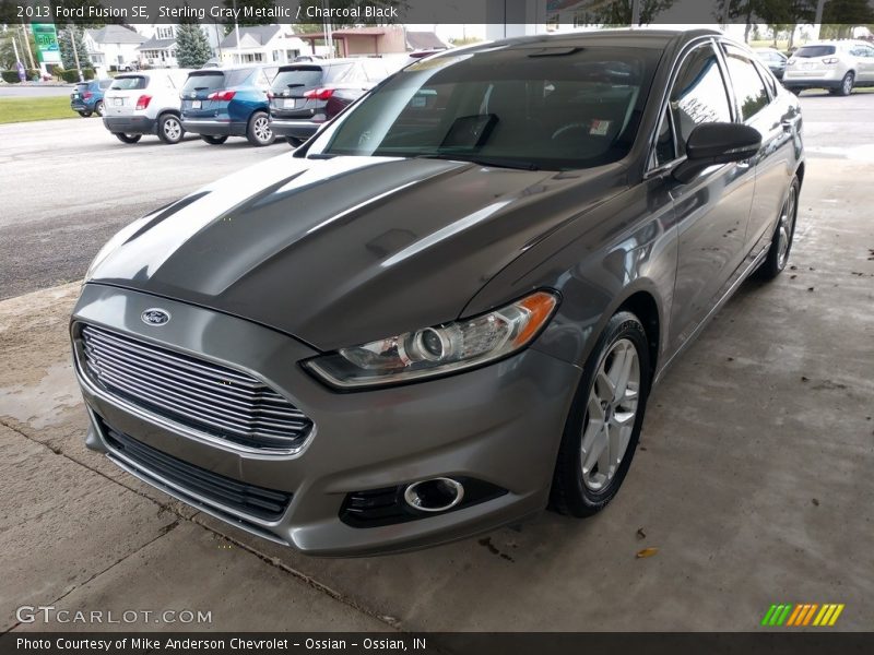 Sterling Gray Metallic / Charcoal Black 2013 Ford Fusion SE