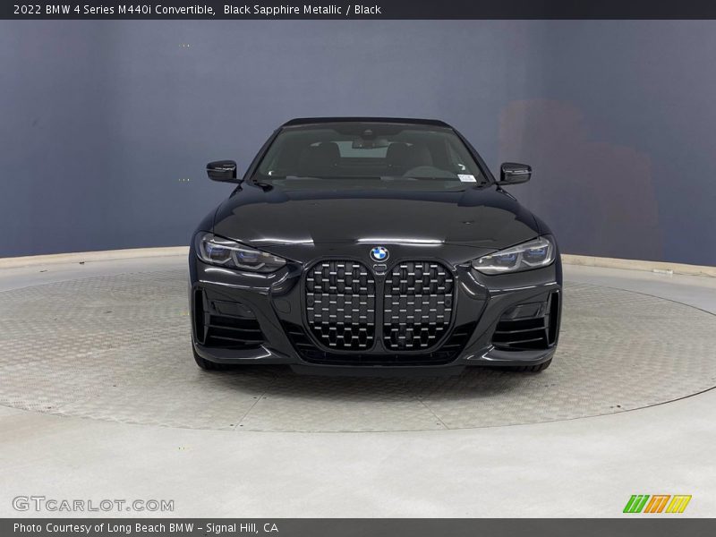 Black Sapphire Metallic / Black 2022 BMW 4 Series M440i Convertible