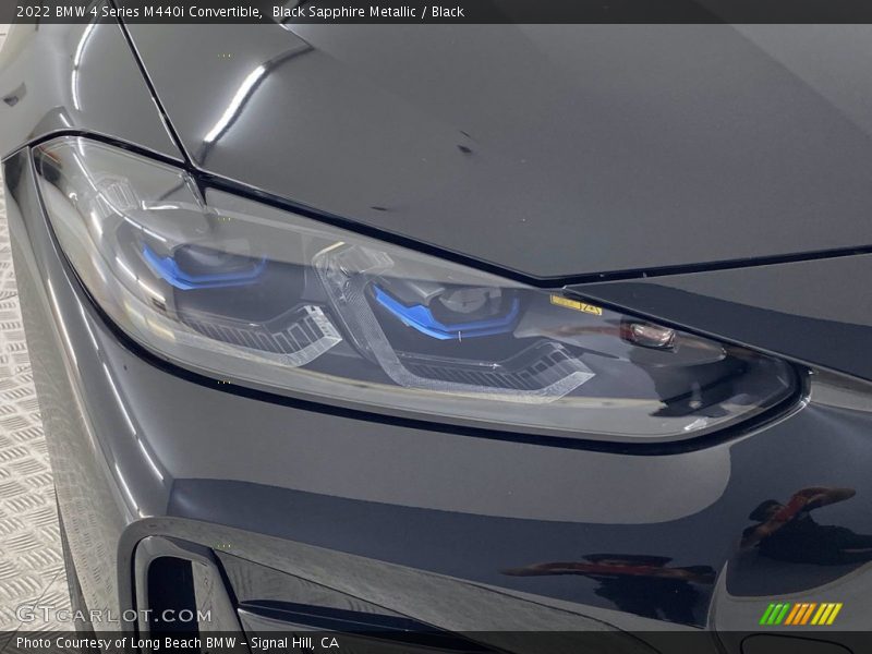 Black Sapphire Metallic / Black 2022 BMW 4 Series M440i Convertible