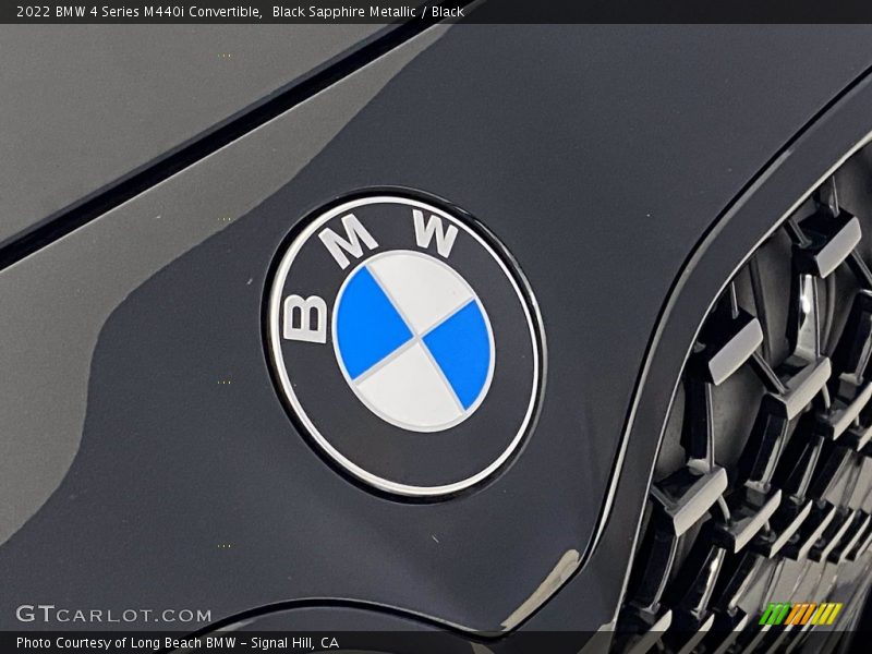 Black Sapphire Metallic / Black 2022 BMW 4 Series M440i Convertible