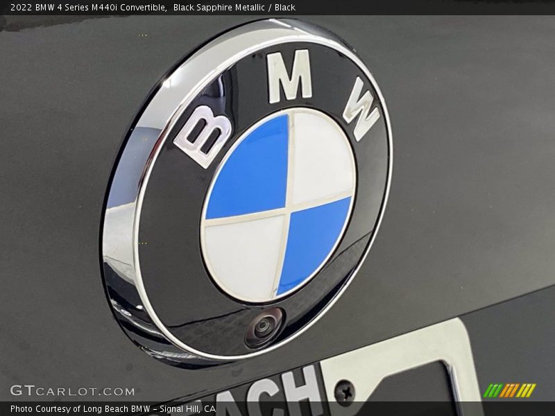 Black Sapphire Metallic / Black 2022 BMW 4 Series M440i Convertible
