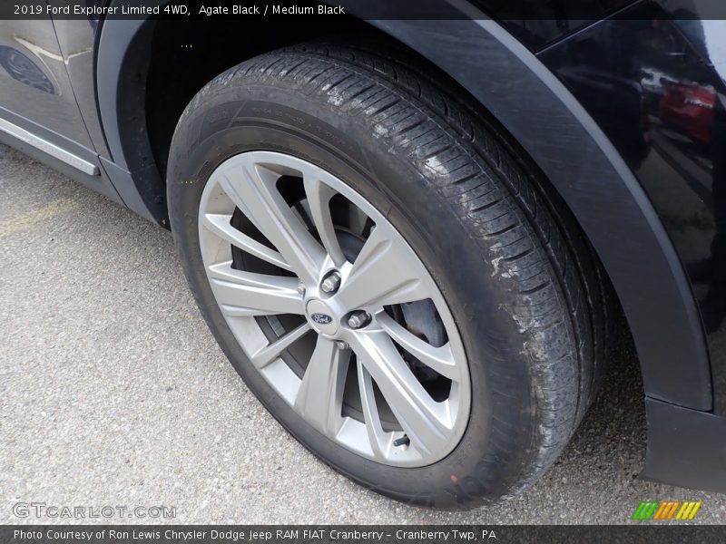 Agate Black / Medium Black 2019 Ford Explorer Limited 4WD