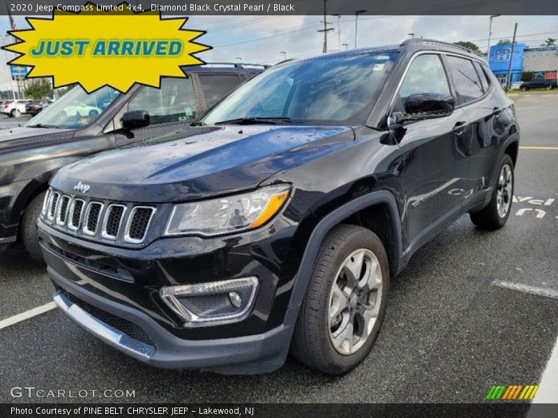 Diamond Black Crystal Pearl / Black 2020 Jeep Compass Limted 4x4