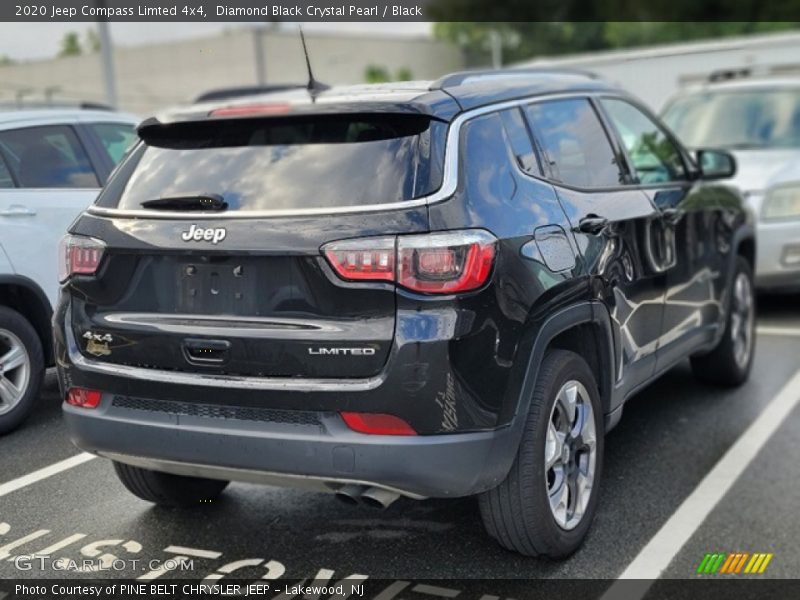 Diamond Black Crystal Pearl / Black 2020 Jeep Compass Limted 4x4