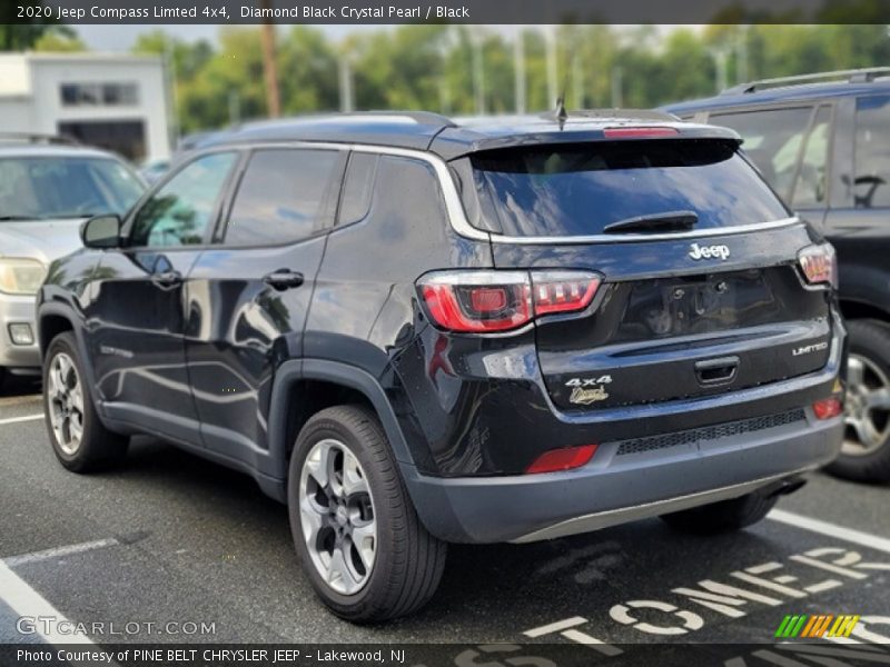 Diamond Black Crystal Pearl / Black 2020 Jeep Compass Limted 4x4