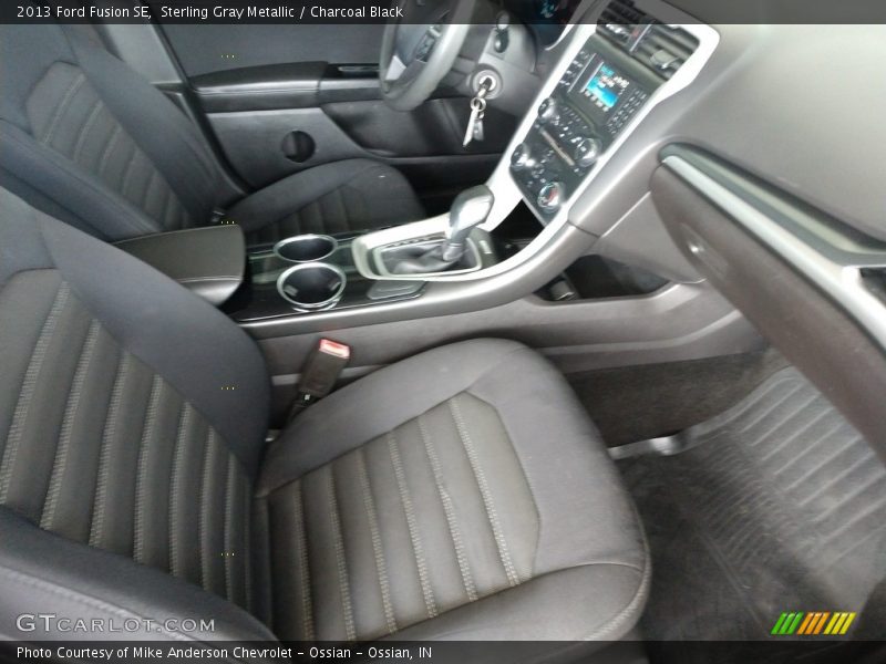 Sterling Gray Metallic / Charcoal Black 2013 Ford Fusion SE