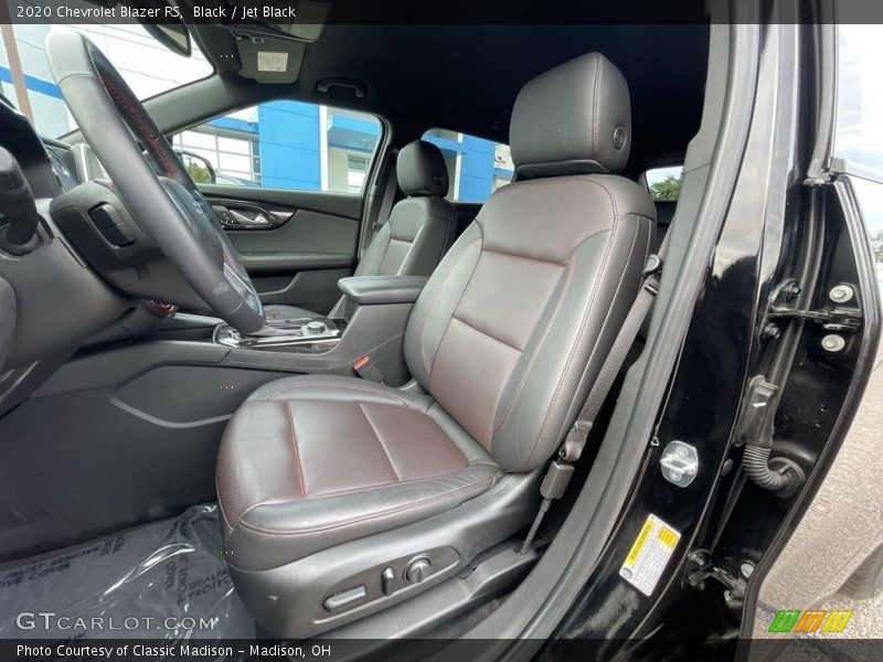 Front Seat of 2020 Blazer RS