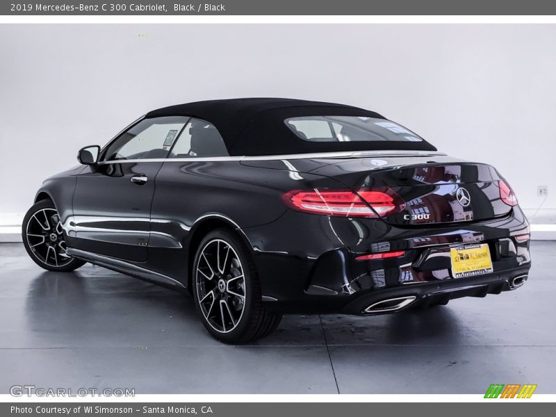 Black / Black 2019 Mercedes-Benz C 300 Cabriolet