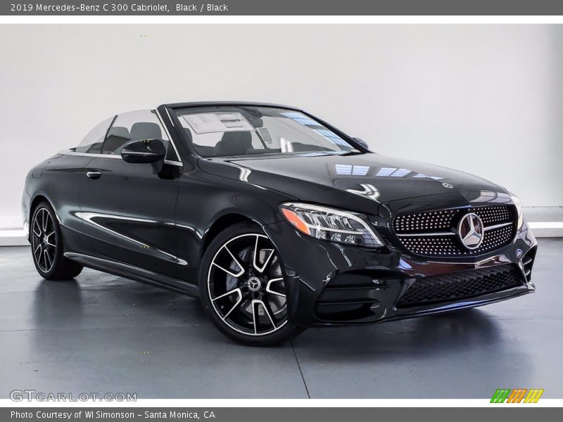 Black / Black 2019 Mercedes-Benz C 300 Cabriolet