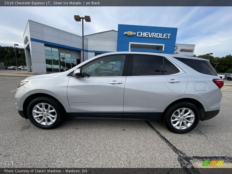 Silver Ice Metallic / Jet Black 2018 Chevrolet Equinox LT
