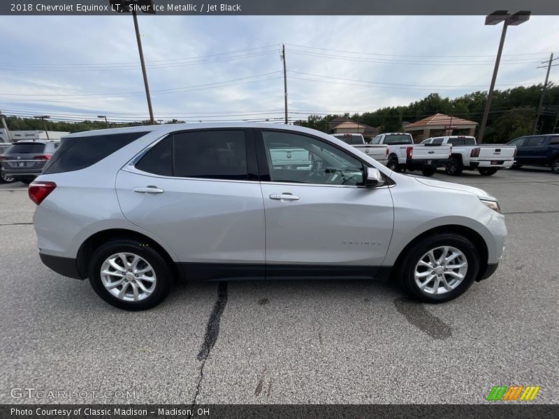Silver Ice Metallic / Jet Black 2018 Chevrolet Equinox LT