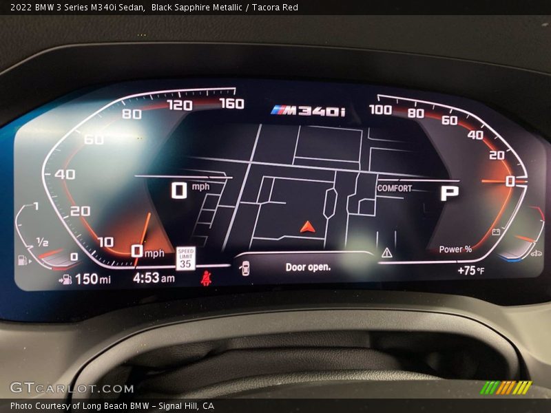  2022 3 Series M340i Sedan M340i Sedan Gauges