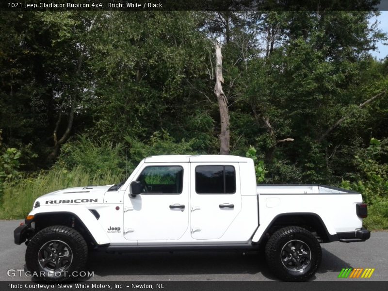 Bright White / Black 2021 Jeep Gladiator Rubicon 4x4