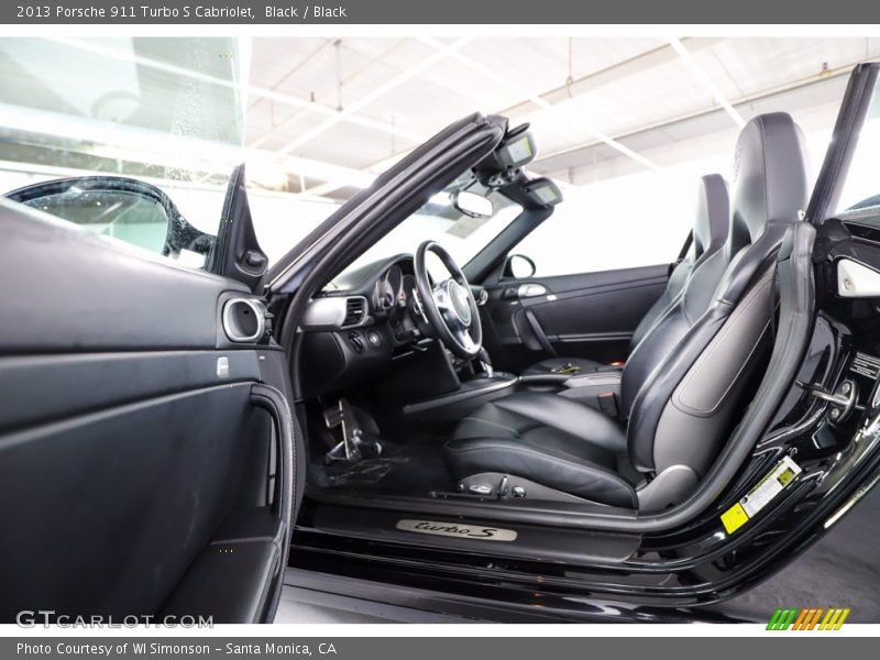  2013 911 Turbo S Cabriolet Black Interior
