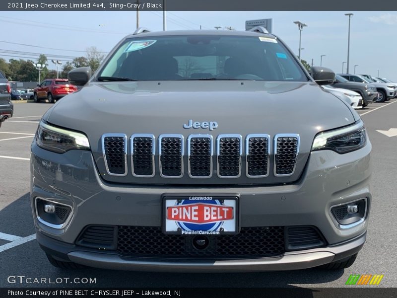 Sting-Gray / Black 2021 Jeep Cherokee Limited 4x4