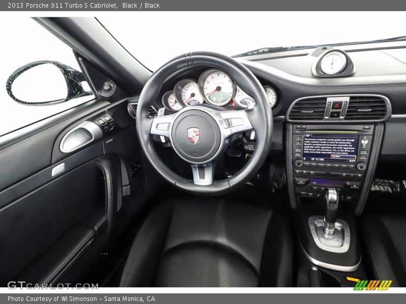 Controls of 2013 911 Turbo S Cabriolet