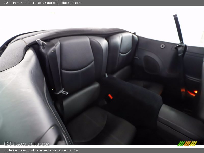 Black / Black 2013 Porsche 911 Turbo S Cabriolet