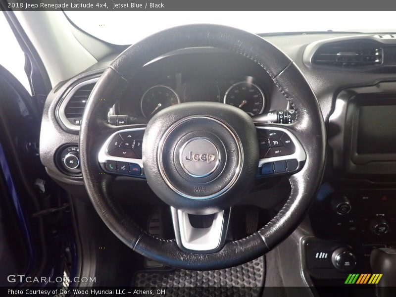 Jetset Blue / Black 2018 Jeep Renegade Latitude 4x4
