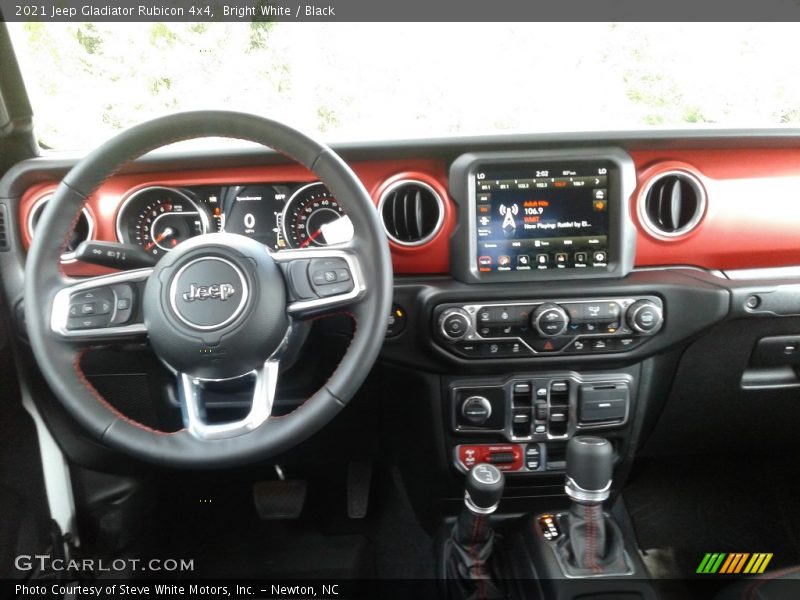Bright White / Black 2021 Jeep Gladiator Rubicon 4x4