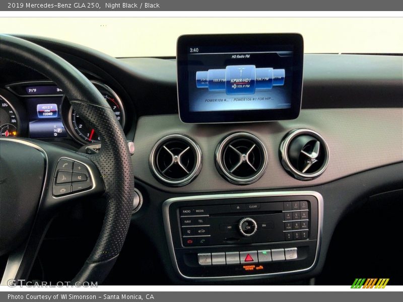 Night Black / Black 2019 Mercedes-Benz GLA 250