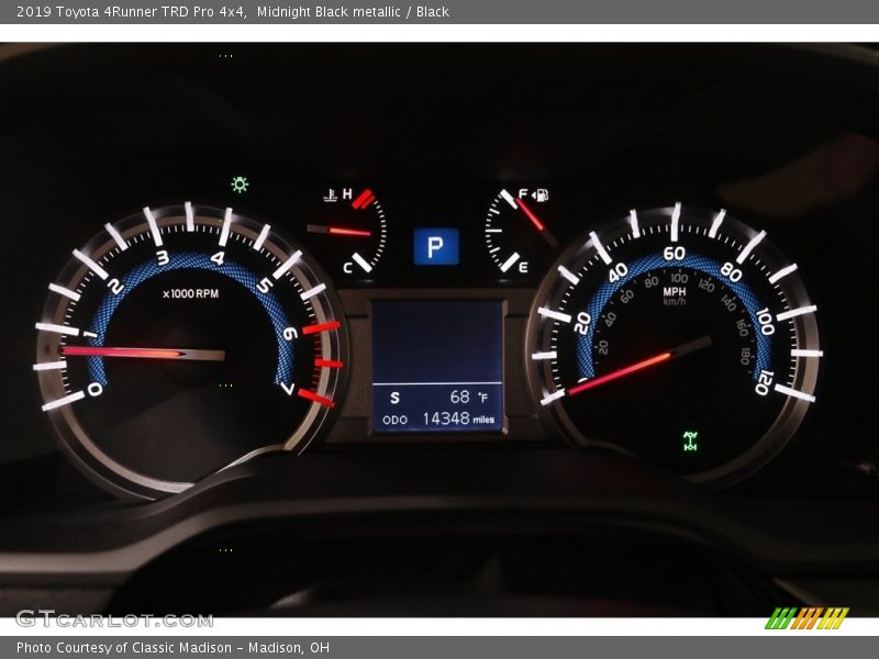 Midnight Black metallic / Black 2019 Toyota 4Runner TRD Pro 4x4