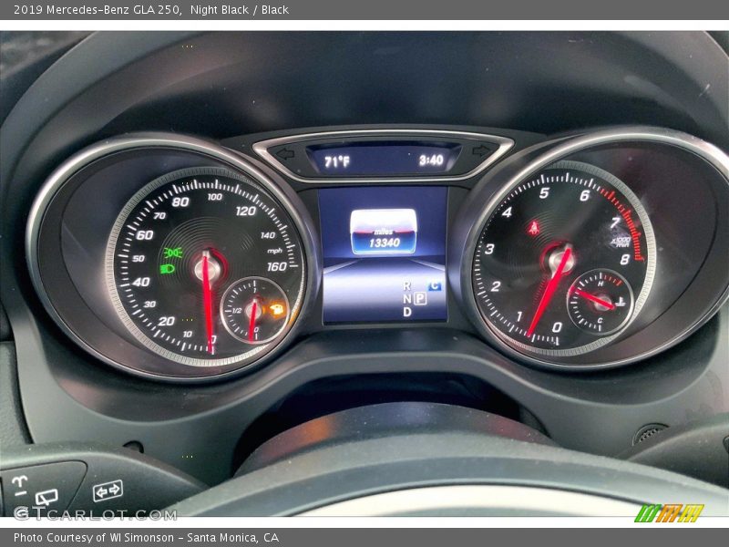 Night Black / Black 2019 Mercedes-Benz GLA 250