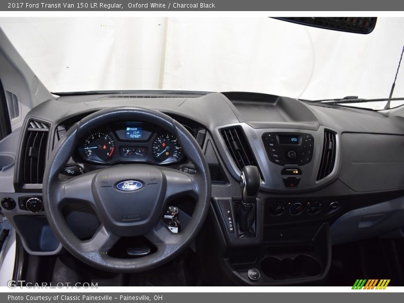 Oxford White / Charcoal Black 2017 Ford Transit Van 150 LR Regular