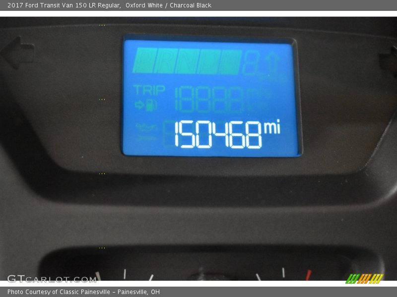 Oxford White / Charcoal Black 2017 Ford Transit Van 150 LR Regular