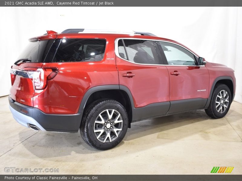 Cayenne Red Tintcoat / Jet Black 2021 GMC Acadia SLE AWD