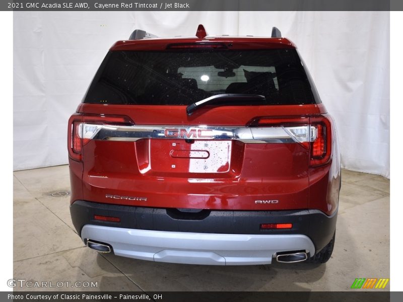 Cayenne Red Tintcoat / Jet Black 2021 GMC Acadia SLE AWD