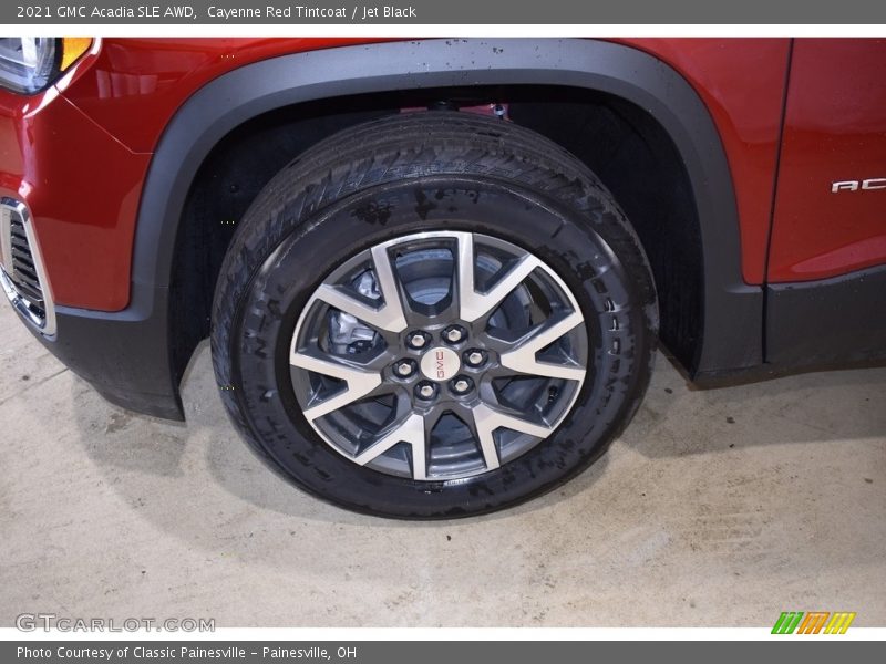 Cayenne Red Tintcoat / Jet Black 2021 GMC Acadia SLE AWD