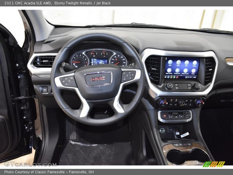 Ebony Twilight Metallic / Jet Black 2021 GMC Acadia SLE AWD