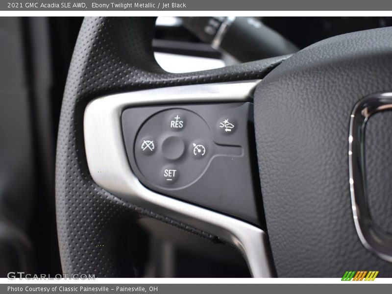 Ebony Twilight Metallic / Jet Black 2021 GMC Acadia SLE AWD