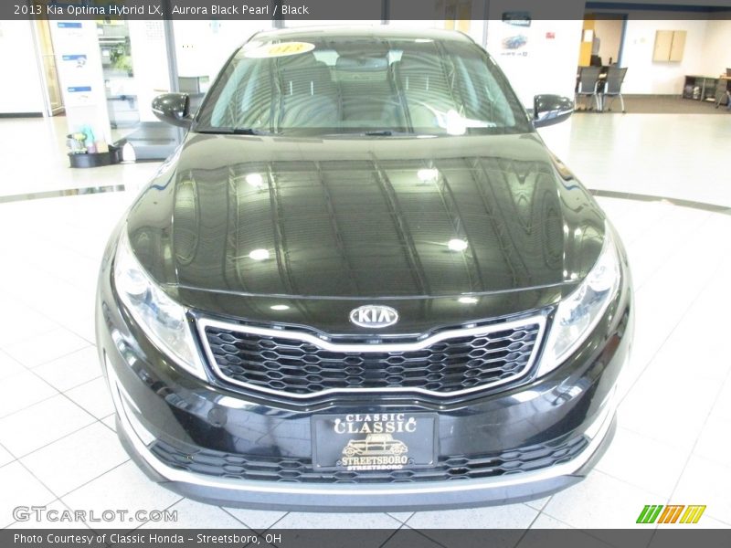 Aurora Black Pearl / Black 2013 Kia Optima Hybrid LX