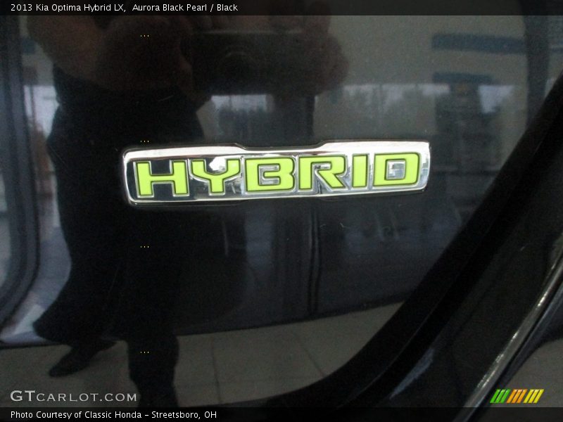  2013 Optima Hybrid LX Logo