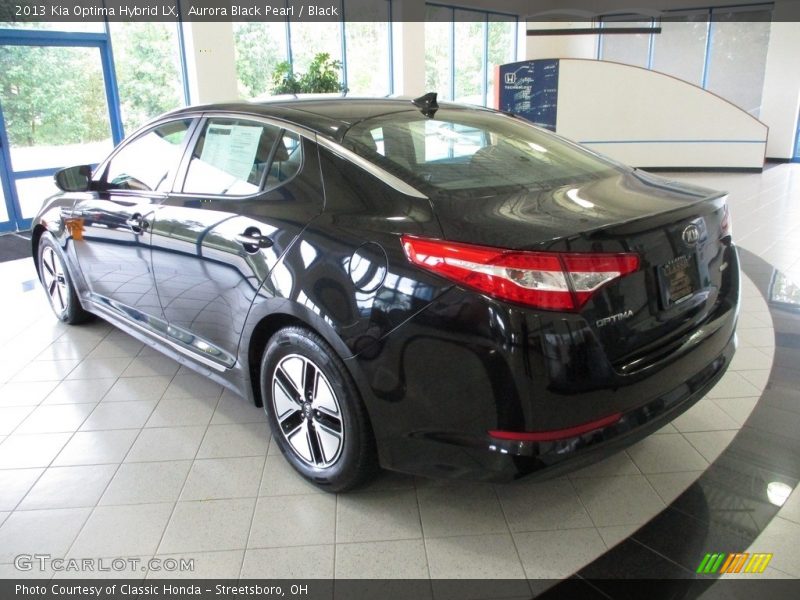  2013 Optima Hybrid LX Aurora Black Pearl