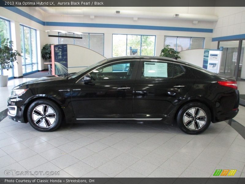  2013 Optima Hybrid LX Aurora Black Pearl
