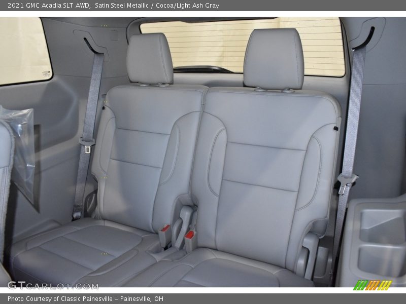 Satin Steel Metallic / Cocoa/Light Ash Gray 2021 GMC Acadia SLT AWD