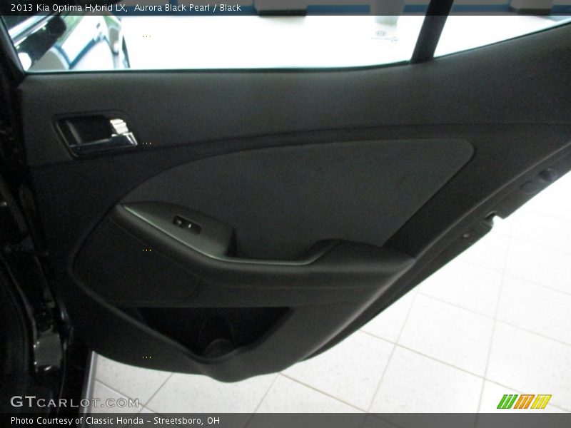 Aurora Black Pearl / Black 2013 Kia Optima Hybrid LX