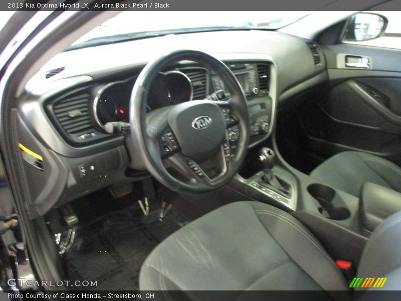 Aurora Black Pearl / Black 2013 Kia Optima Hybrid LX