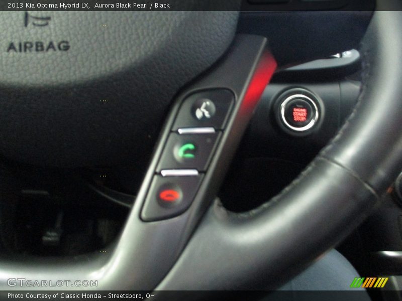 Aurora Black Pearl / Black 2013 Kia Optima Hybrid LX