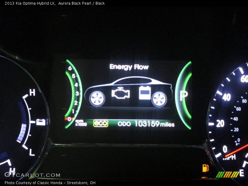 Aurora Black Pearl / Black 2013 Kia Optima Hybrid LX