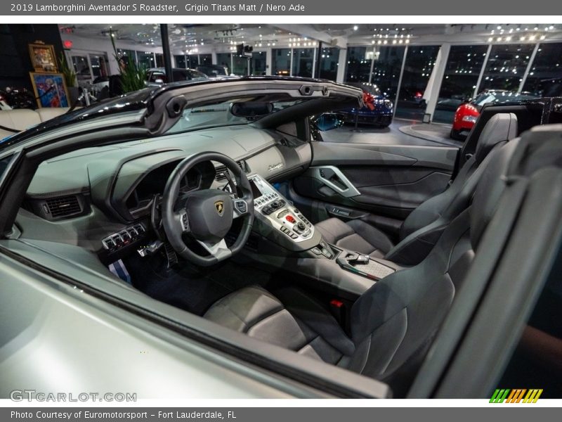 Grigio Titans Matt / Nero Ade 2019 Lamborghini Aventador S Roadster