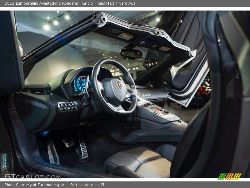 Grigio Titans Matt / Nero Ade 2019 Lamborghini Aventador S Roadster