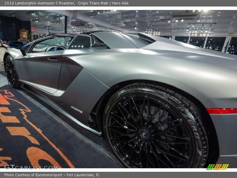 Grigio Titans Matt / Nero Ade 2019 Lamborghini Aventador S Roadster