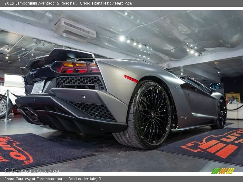 Grigio Titans Matt / Nero Ade 2019 Lamborghini Aventador S Roadster
