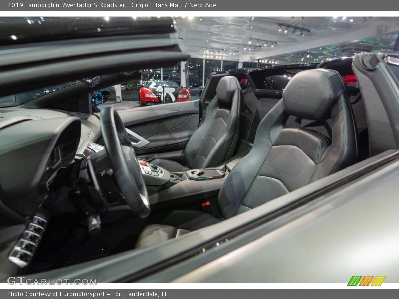 Grigio Titans Matt / Nero Ade 2019 Lamborghini Aventador S Roadster