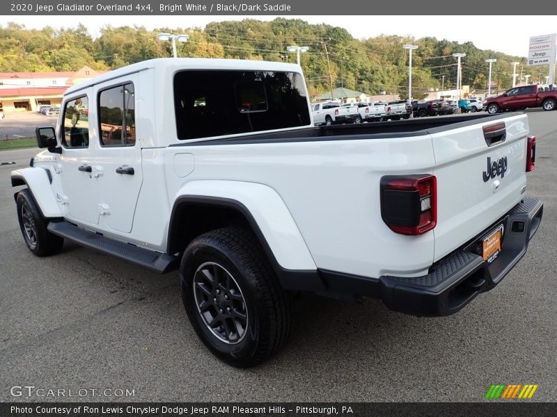 Bright White / Black/Dark Saddle 2020 Jeep Gladiator Overland 4x4